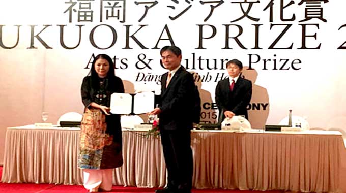 Vietnamese designer wins Fukuoka prize