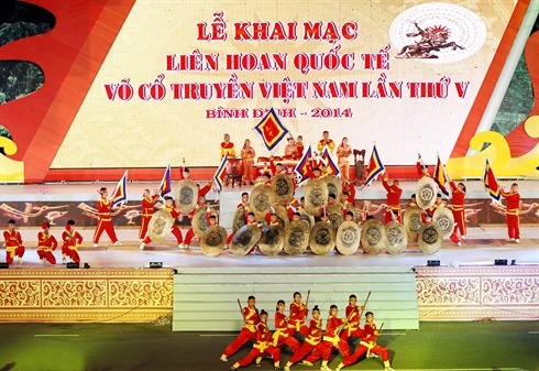 Festival international des arts martiaux traditionnels du Vietnam à Binh Dinh