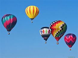 International hot air balloon performance in the North of Viet Nam