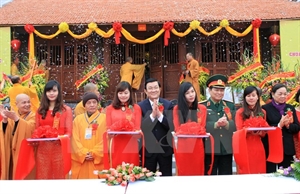 President attends Phat Tich Truc Lam Ban Gioc pagoda inauguration