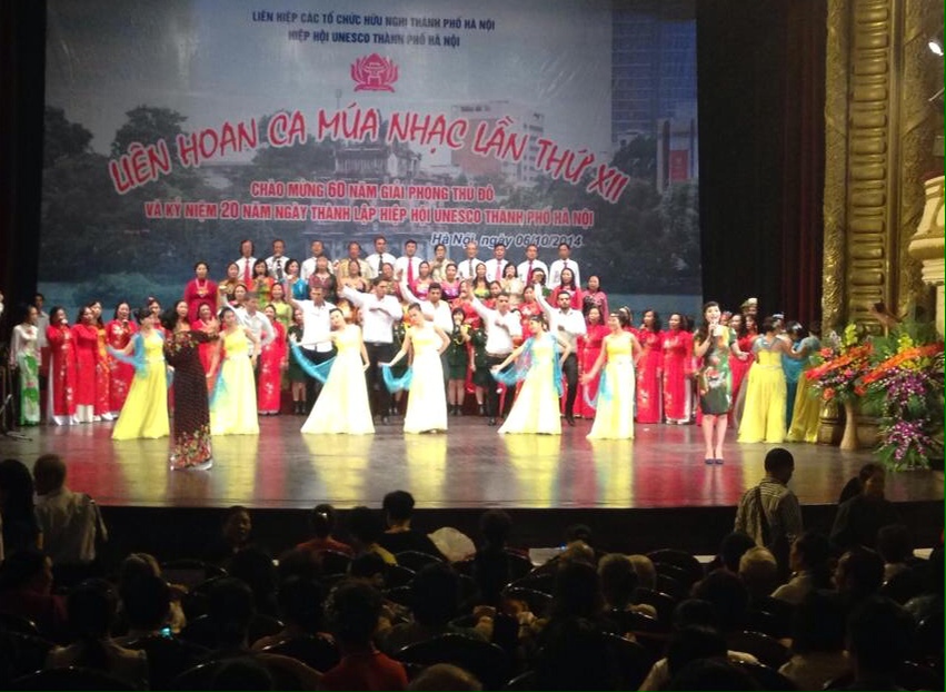 Liên hoan ca múa nhạc Hiệp hội UNESCO thành phố Hà Nội lần 12