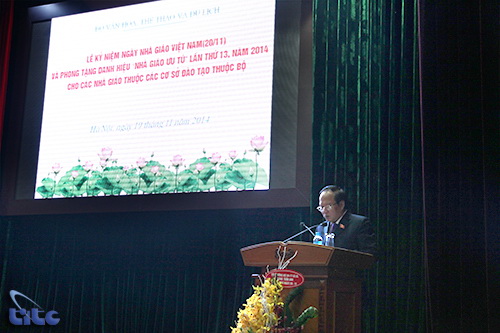Bộ VHTTDL tổ chức Lễ kỷ niệm ngày Nhà giáo Việt Nam