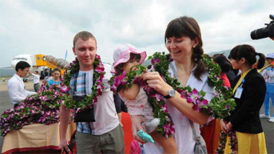 Phu Quoc island welcomes first Russian flight 