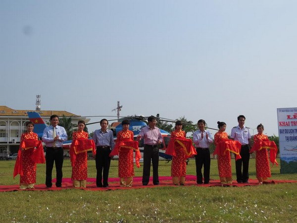 Quảng Bình khai trương dịch vụ bay du lịch trực thăng