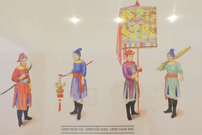 Triển lãm Bộ tranh Lễ phục triều Nguyễn năm 1902 tại TP. Huế