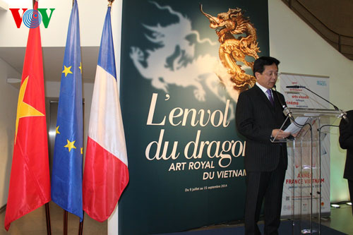 “Flying dragon-Viet Nam’s royal art” exhibition in France 