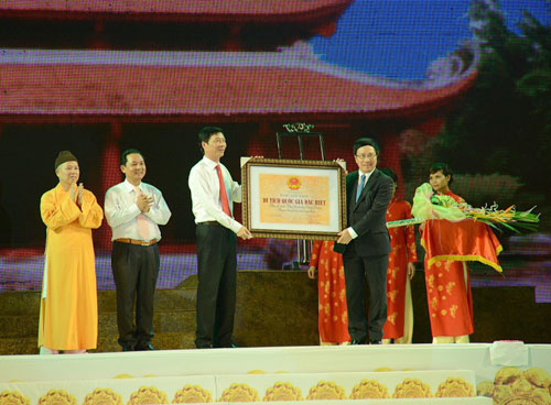 Quảng Ninh khu di tích lịch sử nhà Trần tại Đông Triều nhận Bằng xếp hạng Di tích quốc gia đặc biệt