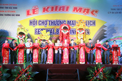 Khai mạc Hội chợ Thương mại Du lịch Festival Bắc Ninh 2014