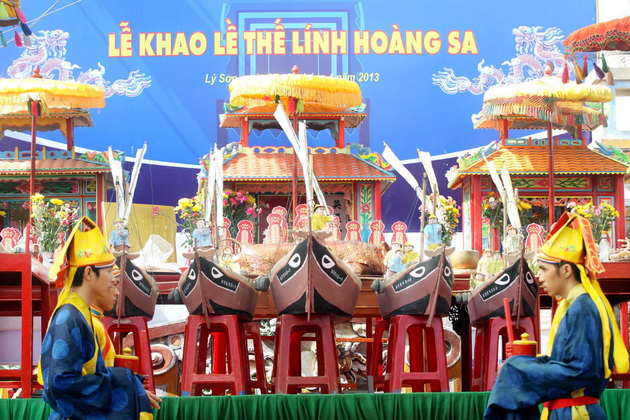 Hoang Sa tribute rituals held in Quang Ngai