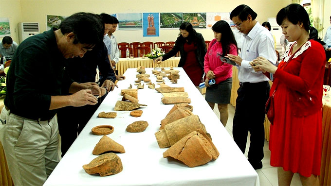 Ancient structures of Champa’s capital found in Binh Dinh 