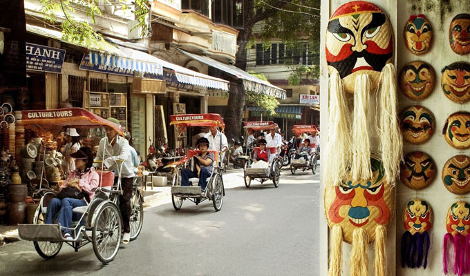Découvrir Hanoi au rythme lent du cyclo-pousse