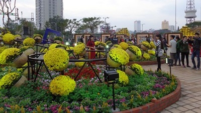 Bach Dang Spring Flower Street opens in Da Nang