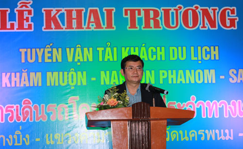 Khai trương tuyến vận tải khách du lịch Quảng Bình - Khăm Muộn - Nakhon Phanom và Sakon Nakhon