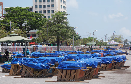 Cơ bản hoàn tất công tác chuẩn bị cho cuộc thi trình diễn pháo hoa quốc tế - Đà Nẵng 2015