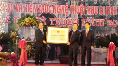 Ba Trieu Temple recognised as special national relic site 