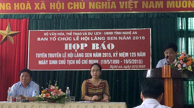 Nghệ An chuẩn bị Lễ hội Làng Sen - Kỷ niệm 125 năm Ngày sinh Chủ tịch Hồ Chí Minh