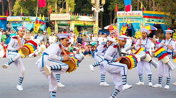 Chhay-dam drum dance (Tay Ninh Province) recognized as national intangible cultural heritage