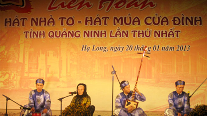 "Cua dinh" folk singing certificated as national intangible cultural heritage