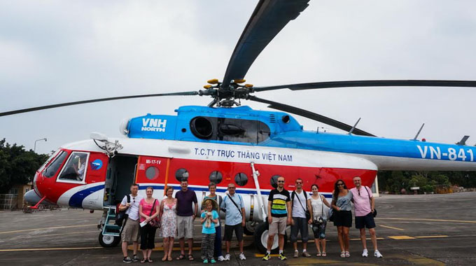 Indochina Charm Travel promotes Viet Nam luxury tour by helicopter
