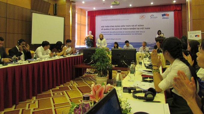 Workshop on “Application of knowledge and skills of responsible tourism management in Viet Nam”