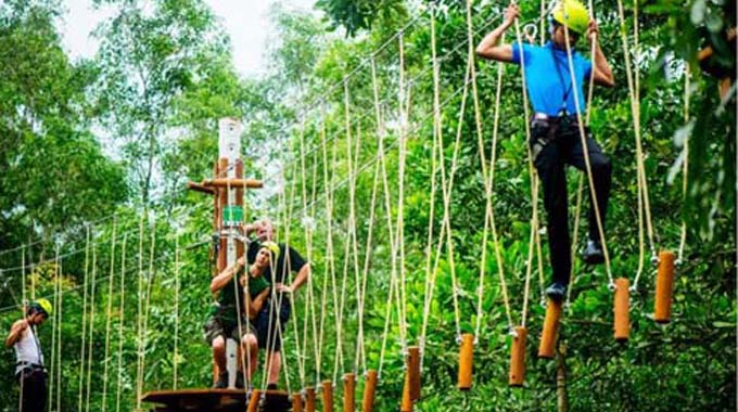 Trải nghiệm du lịch mạo hiểm với Highwire và Zipline ở Huế