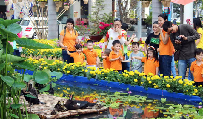 Foire florale printanière de Phú My Hung 2016