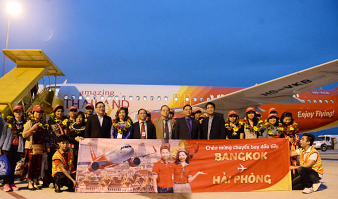 Vietjet inaugurates new route from Hai Phong to Bangkok