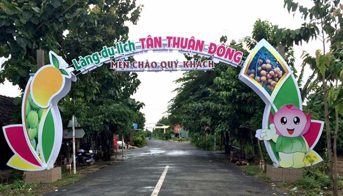 Xã Tân Thuận Đông (Đồng Tháp) chuẩn bị khai trương làng du lịch