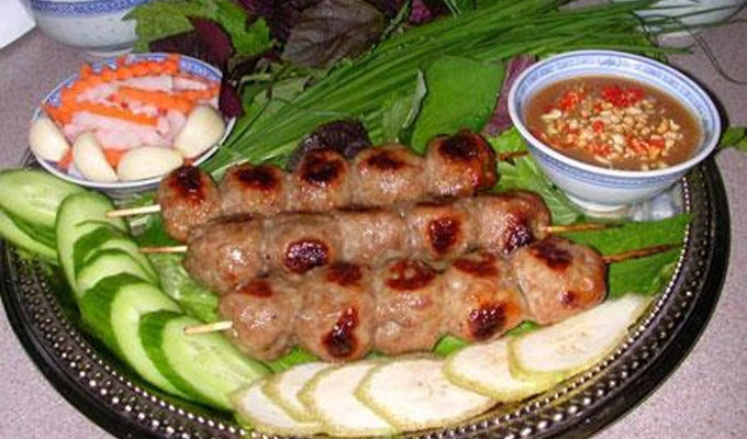 Ninh Hoa grilled meatball