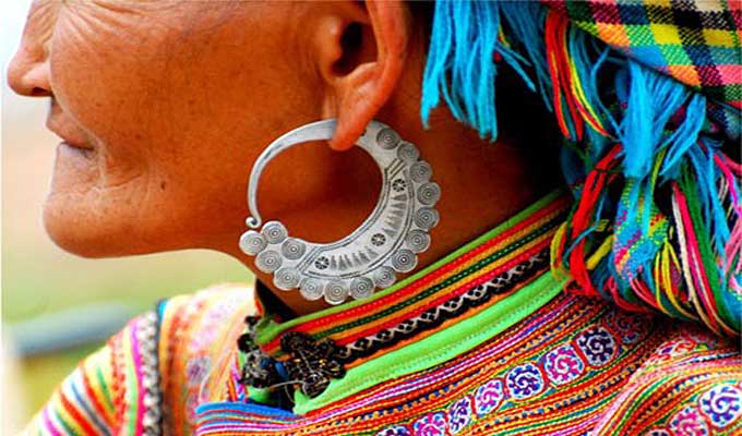 Earrings - highlights of H’mong ethnic people