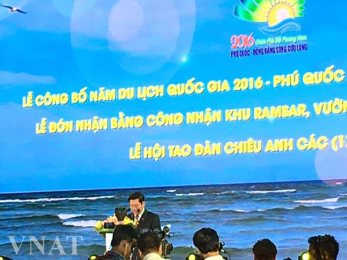 Visit Viet Nam Year 2016 – Phu Quoc - Mekong River Delta kicks off