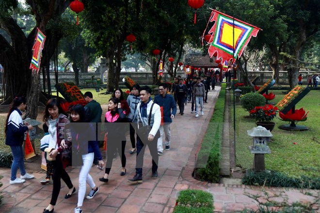 Hơn 85.000 lượt khách quốc tế đến Hà Nội dịp Tết Nguyên đán Bính Thân