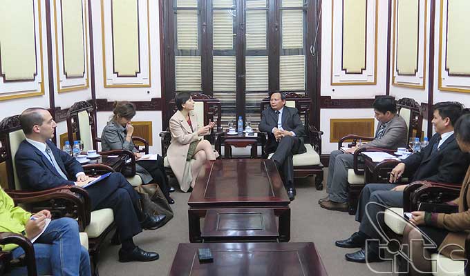 Tổng cục trưởng Nguyễn Văn Tuấn tiếp Đại sứ Italia tại Việt Nam