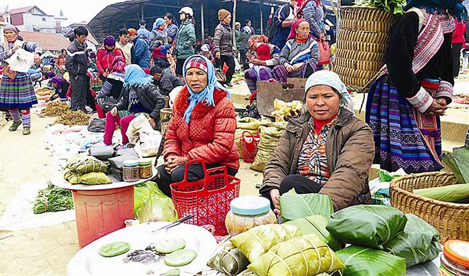 Banh giay of Nung ethnic people in Lao Cai