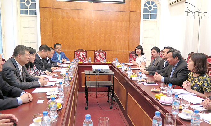 Tổng cục trưởng Nguyễn Văn Tuấn làm việc với Cục Du lịch Thiên Tân (Trung Quốc)