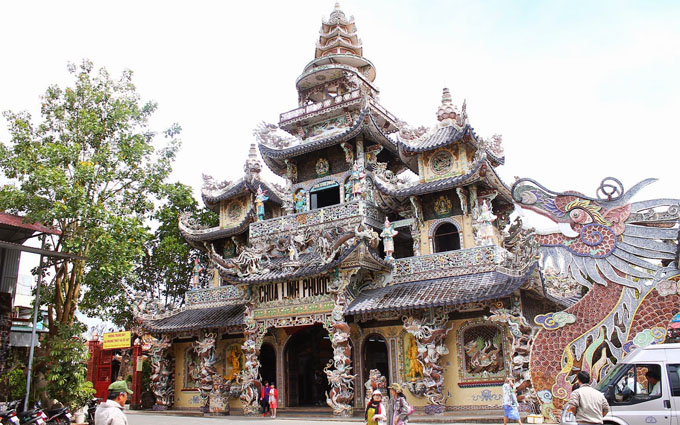 A unique pagoda in Da Lat