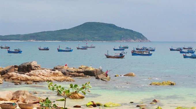 Mai Nha Island, a tourist attraction in Phu Yen