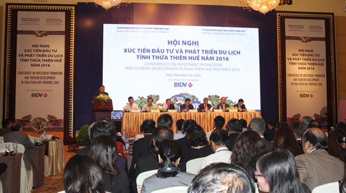 Hội nghị xúc tiến đầu tư và phát triển du lịch tỉnh Thừa Thiên - Huế 2016