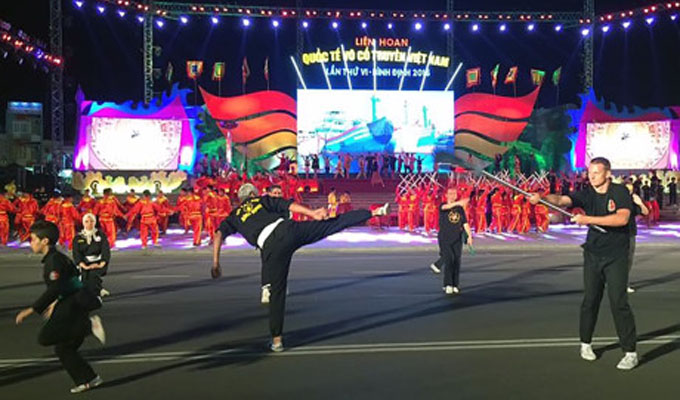 Khai mạc Liên hoan Quốc tế Võ cổ truyền Việt Nam lần thứ 6