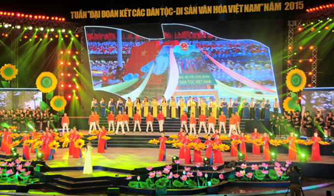 Tổ chức Tuần “Đại đoàn kết các dân tộc - Di sản văn hóa Việt Nam” năm 2016