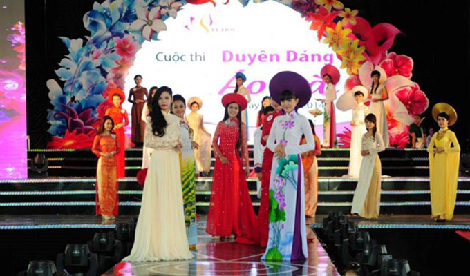 4e Fête de l'áo dài 2017 à Hô Chi Minh-Ville