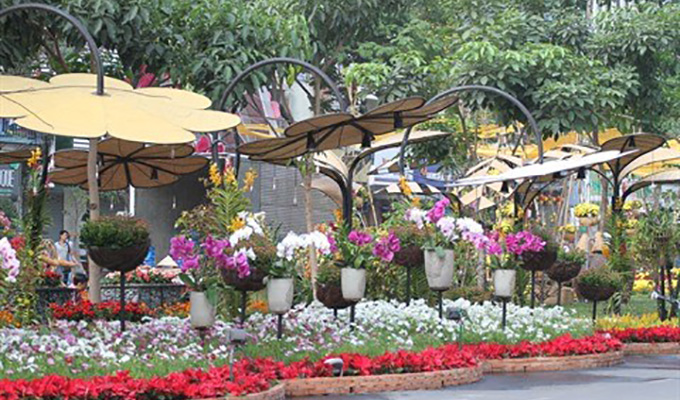 Têt: fêtes des fleurs à Hô Chi Minh-Ville