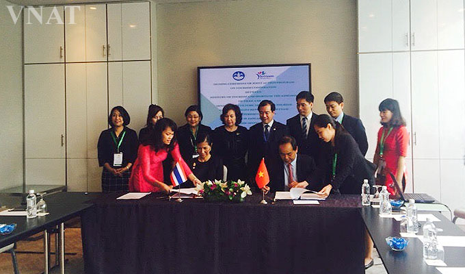 Việt Nam và Thái Lan ký kết chương trình hợp tác du lịch