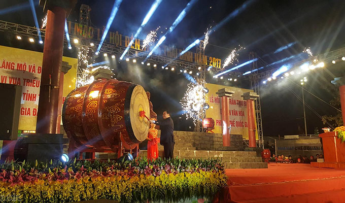 Khai mạc lễ hội đền Trần Thái Bình năm 2017