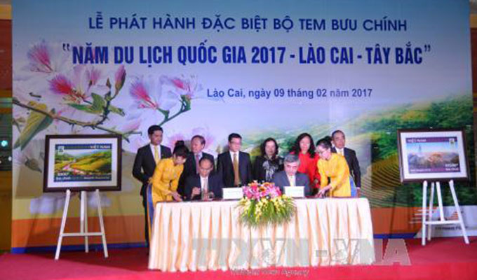 Phát hành bộ tem chào mừng "Năm du lịch quốc gia 2017 Lào Cai -Tây Bắc"