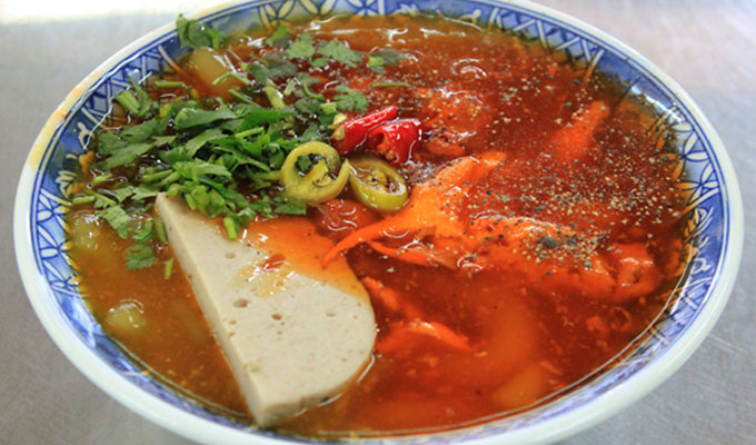 Nam Pho spicy noodle soup 