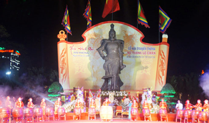 Hải Phòng khai hội Nữ tướng Lê Chân năm 2017