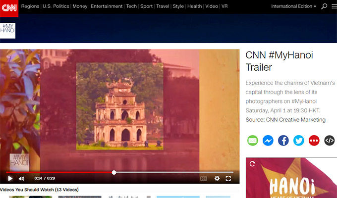 CNN releases My Ha Noi trailer