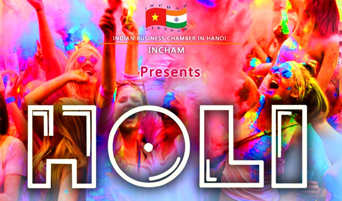 Indian festival of colours organised in Ha Noi