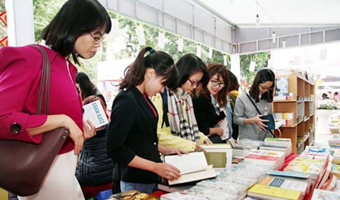 Inauguration de la rue des livres à Ha Noi